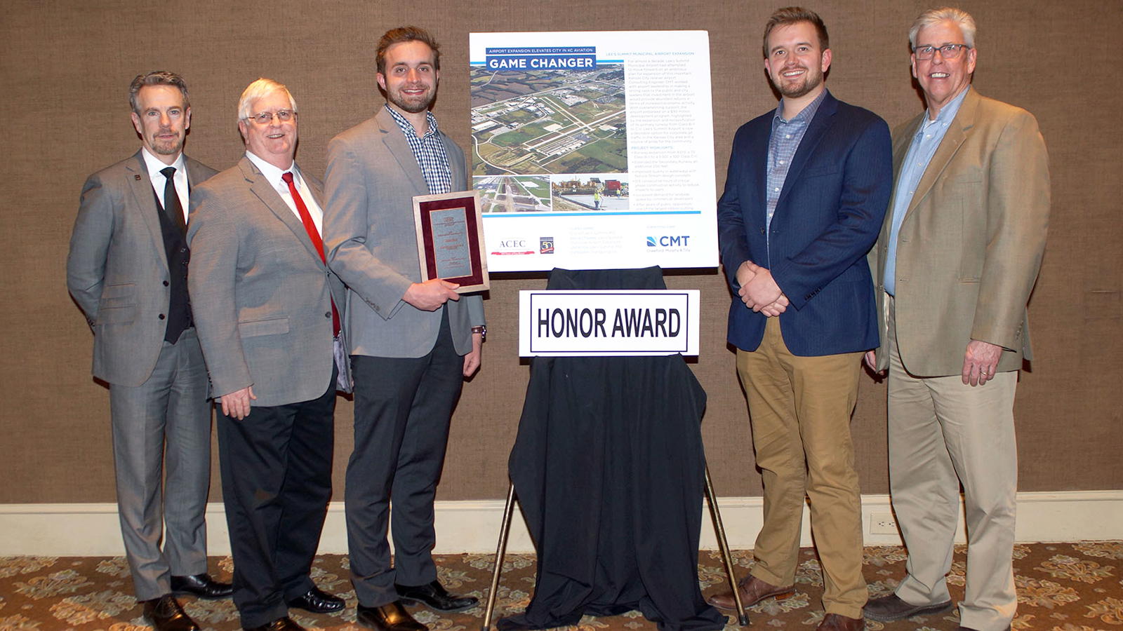 ACEC MO Award Project Lees Summit Airport Group Shot 2019